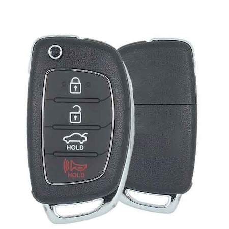 Keyless Factory KeylessFactory: 2015-2017 Hyundai Sonata / 4-Button Flip Key / PN: 954430-C1010 / TQ8-RKE-4F16 RFK-HY-SON17